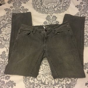 Loft size 2 grey modern straight fit jeans